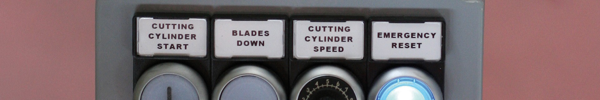 Kennzeichnungsschilder für Taster und Anzeigeelemente