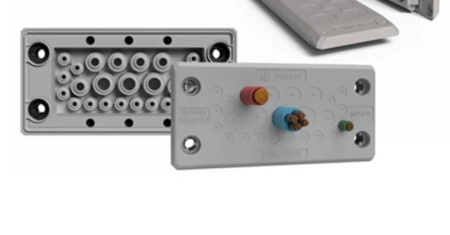 Membrane Cable Module EWO multi-membrane cable entry plates for non-terminated cable wiring