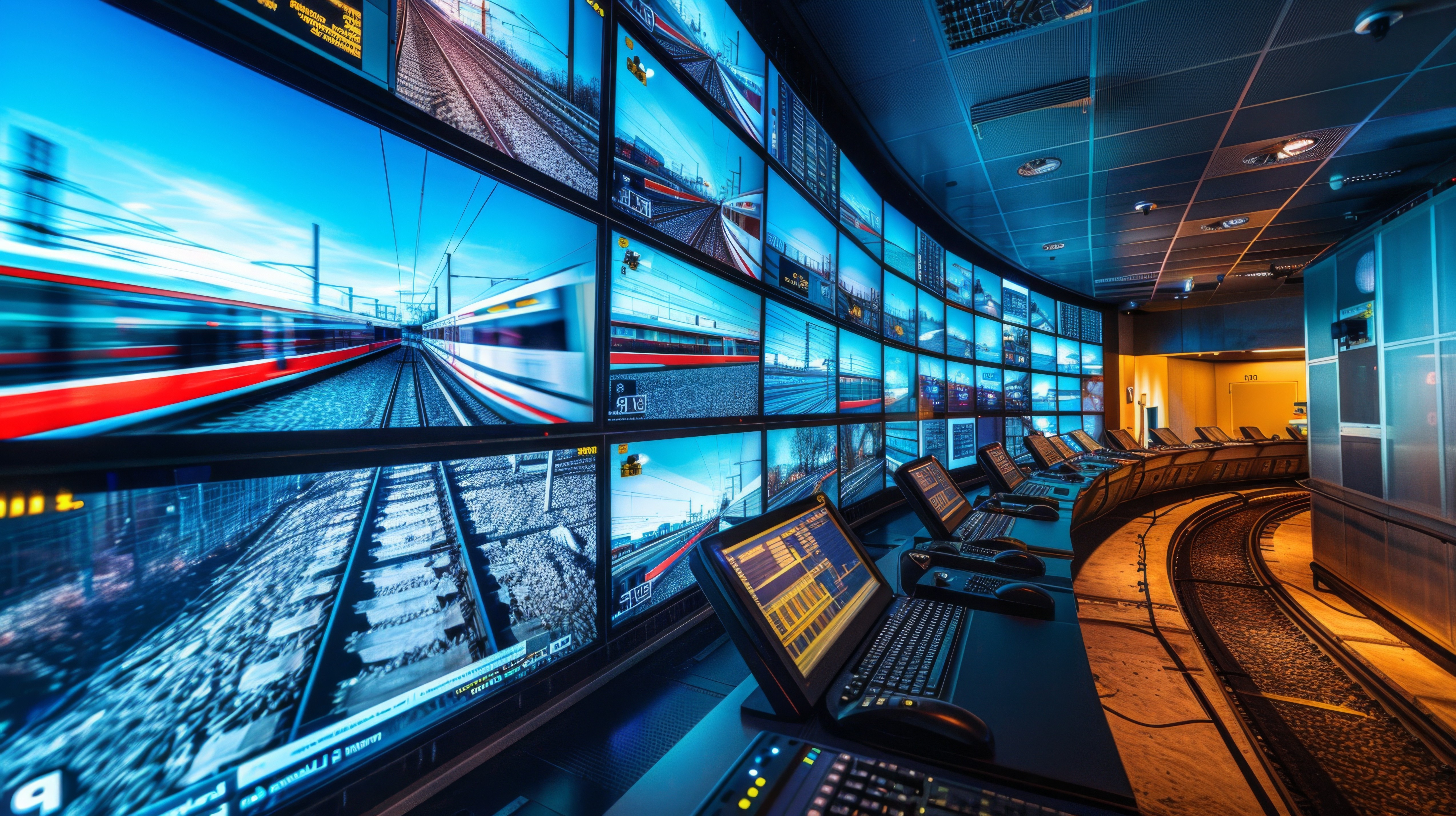 Security and Control in Railway Transport