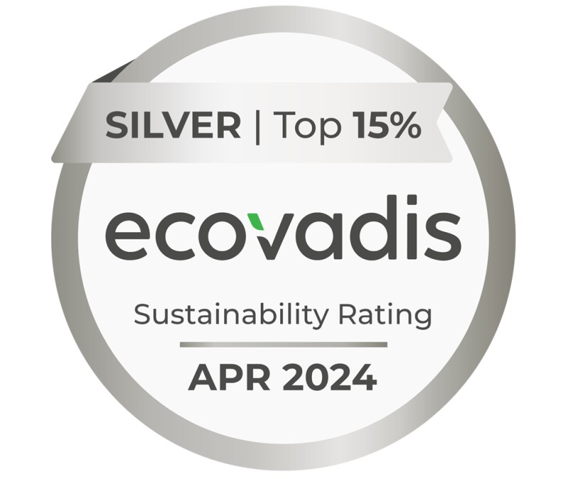 Ecovadis Silvermedal 2024