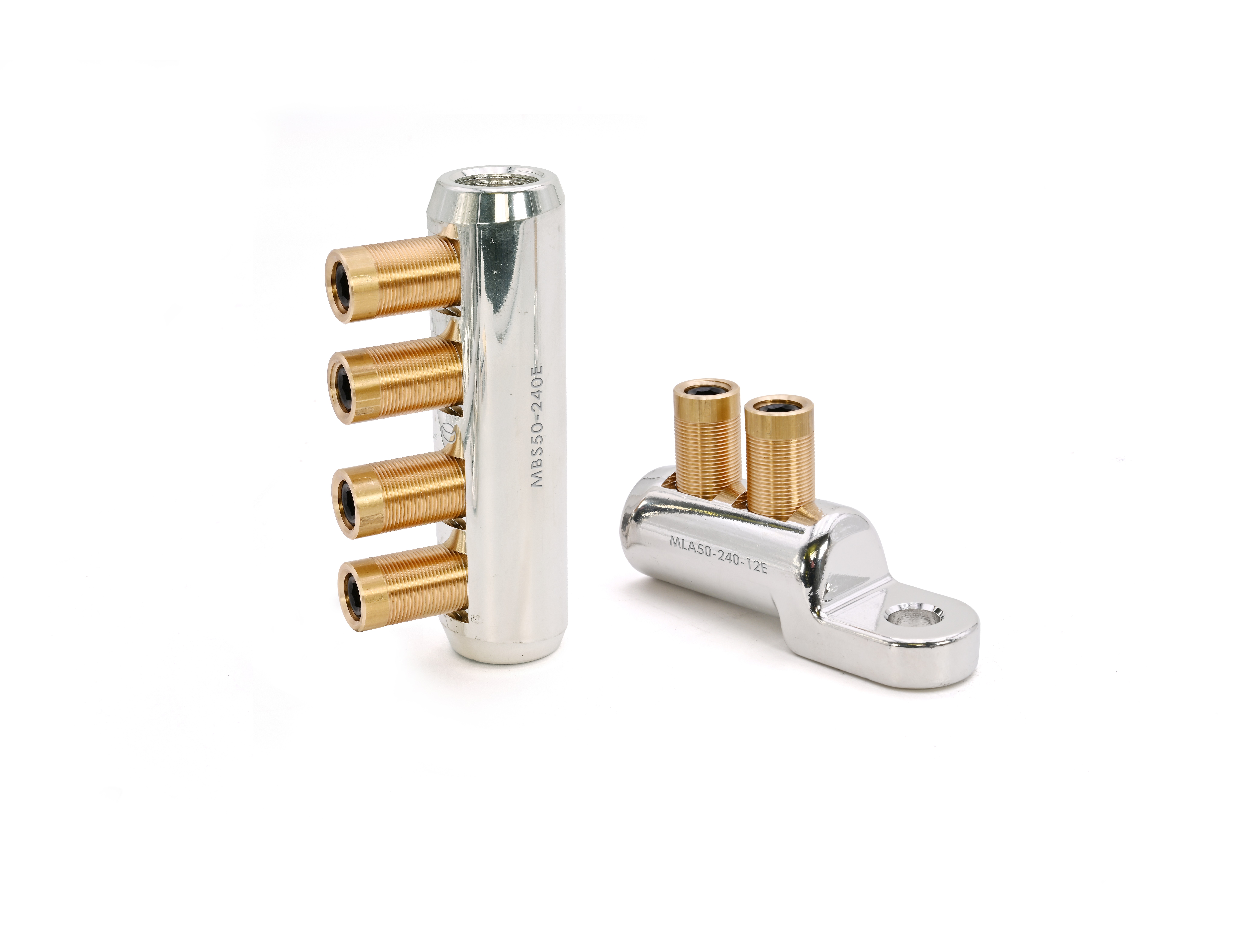 Mechanical connectors with stepless screws