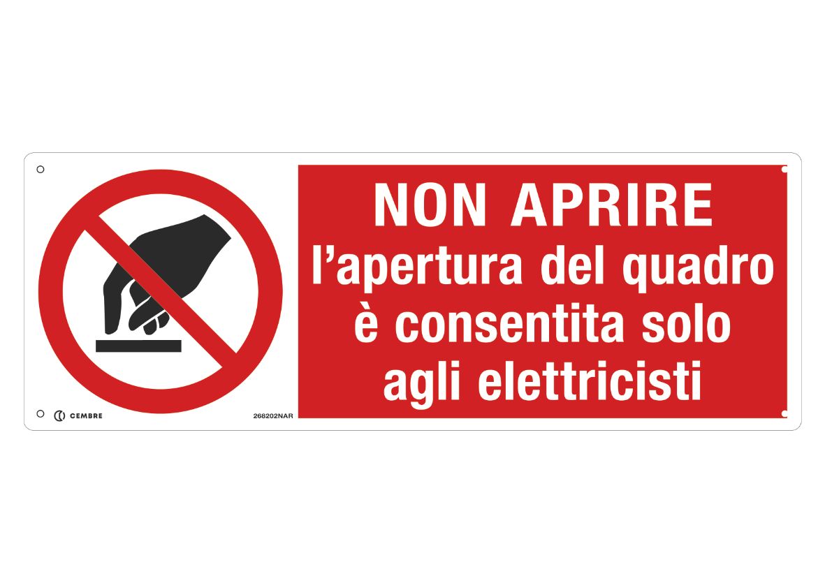 TARG.ALL.VS-I82 125X350 MM. SIMBOLO+TESTO